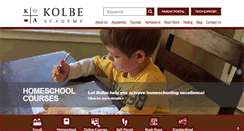 Desktop Screenshot of kolbe.org