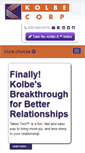 Mobile Screenshot of kolbe.com