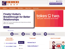 Tablet Screenshot of kolbe.com